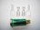 Small 12v green warning light chrome bezel and terminals