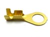 6mm 1.0mm² - 2.5mm² Auto 12v Brass Crimp Ring Terminal