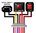 Honda CBR400RR J NC23 1988 UK Colour Wiring Diagram