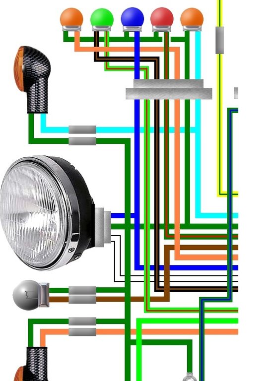 Honda Ns400r Ns400 R Uk Spec A3 Colour Wiring Loom Diagram