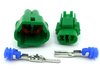 2 Way MT Sealed Green Automotive Wiring Loom Harness Connector
