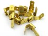 6mm 3 Way Brass Motorcycle Piggy Back Terminal 10 Pack