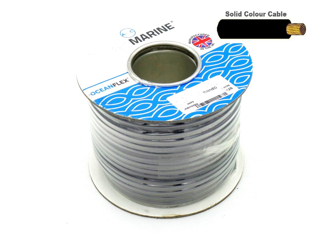 6mm 50 Amp 10 Awg Tinned Marine Boat Cable 30m