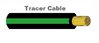Black/Green 1mm 16 Amps Tracer Cable