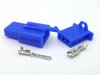 2.8mm 3 Way Blue MTW Motorcycle Wiring Loom Connector