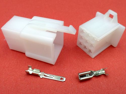 2.8mm 9 Way White Mini Latch Motorcycle Harness Connector