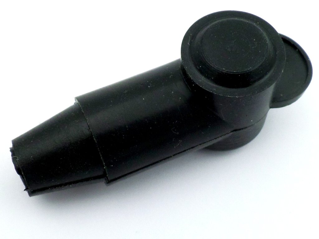 PVC ring terminal cover 8mm- 12mm O.D. cable negative