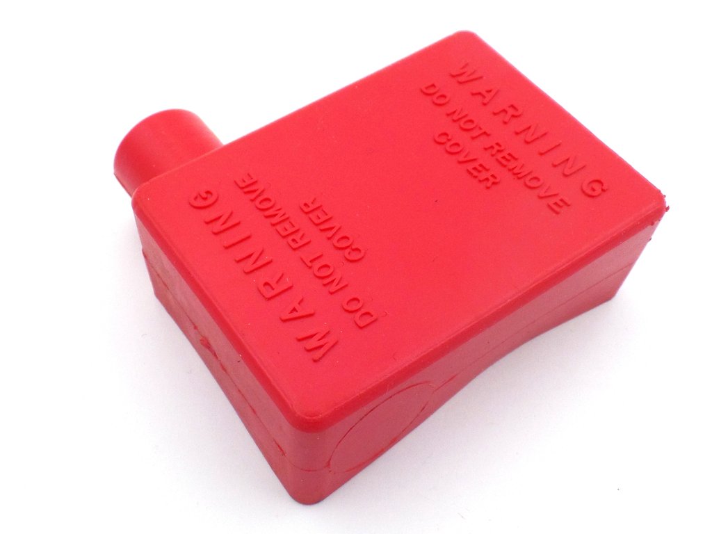 Left 90 degree positive battery terminal cover 40mm - 50mm