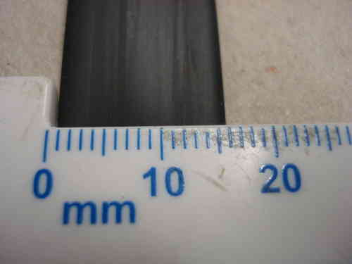 Heat Shrink Tubing 2:1 Ratio BLACK 9.5mm 1m per metre 