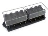 Surface Mount 8 Way Side Entry Automotive and Marine Fuse Box