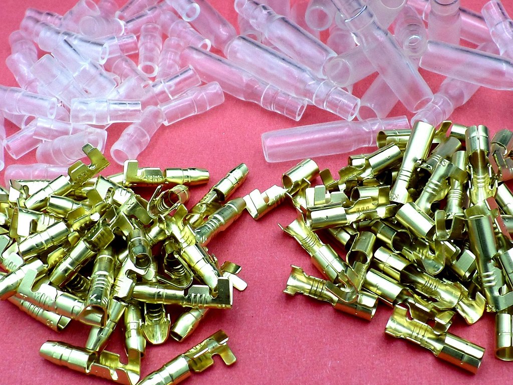 50 Pack Brass 3.9mm Japanese Bullets with PVC Insulation