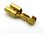 6.3mm Female Brass Terminal for 0.5mm² to 1.0mm² Cable 10 Pack