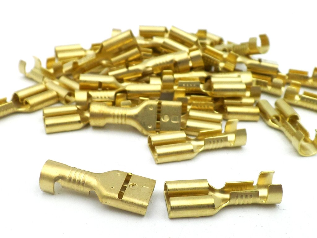 6.3mm Female Terminal for 1.0mm² to 2.5mm² Cable no lock 50