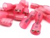 Red Heat Shrink Female Spade Terminal Connector 10 Pack