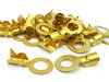 10.5mm Brass Double Crimp Ring Terminal 50 Pack