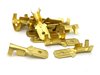 Brass 6.3mm Male Terminal without Lock 10 Pack