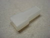 White Plastic 6.3mm Cover 2 cable Entry