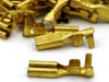 2.8mm Female Plain Brass Terminal Without Lock 50 Pack