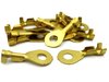 Brass Ring Terminal 0.5mm² - 1.0mm² 4mm 10 Pack Automotive