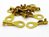 Brass Ring Terminal 0.5mm² - 1.0mm² 5mm Hole 10 Pack Auto