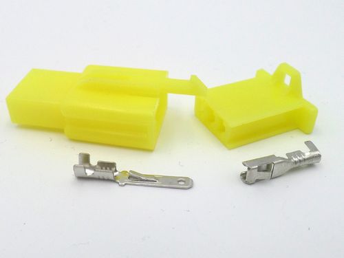 2.8mm 3 Way Yellow MTW Motorcycle Wiring Loom Connector