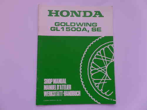 Used Honda GL1500A SE V Factory Addendum
