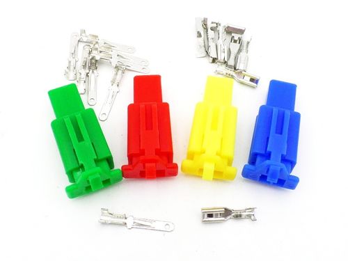 2.8mm 2 Way Coloured MTW Motorcycle Wiring Loom Connector