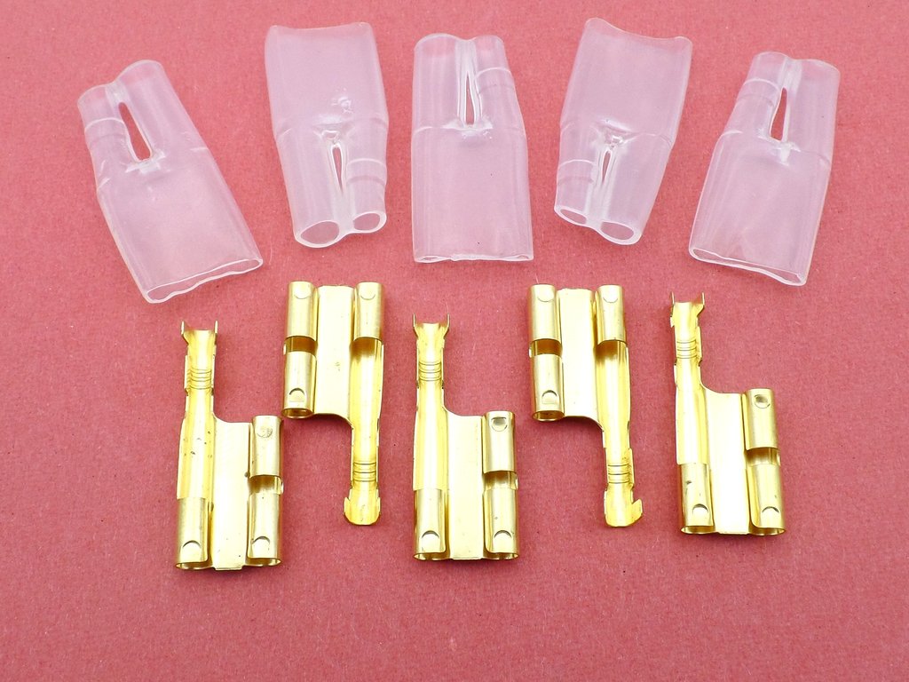 5 Pack 3.5mm Japanese Plain Brass Bullets
