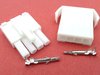 2.8mm 4 Way White 12 volt CCM Motorcycle Wiring Loom Connector