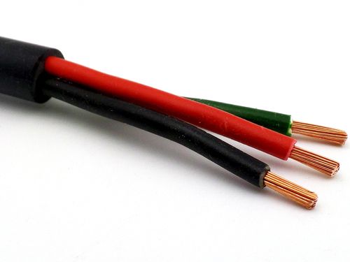 2mm² 3 Core Round Automotive Copper 17.5A Cable 5m Length