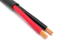 Flat Twin 42 Amp 11 Awg 12v DC Cable