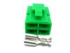 6.3mm 4 Way Green Latched Relay Wiring Harness Connector L-6