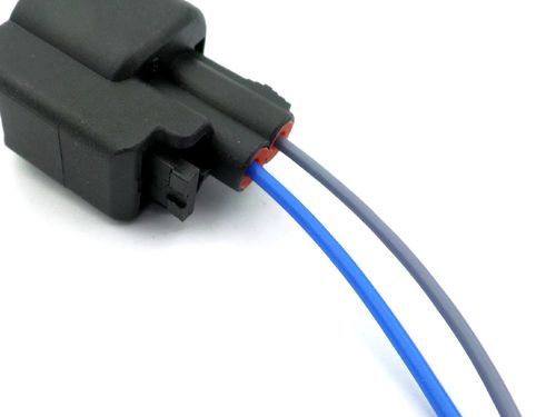 Colour 2mm² 25 amp cables crimped to 2 way connector pigtail
