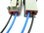Colour 1mm² 16 amp cables crimped 4 x 2 way connector pigtails