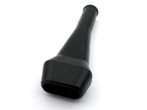 2 Way Rectangular End Black Rubber Connector Boot L-28