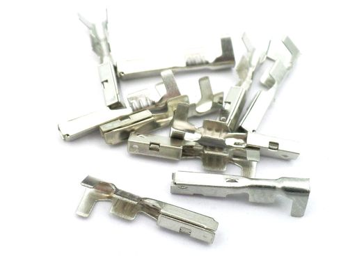 10 Pack Female Tinned Brass Automotive Harness Connector Terminal T5-6