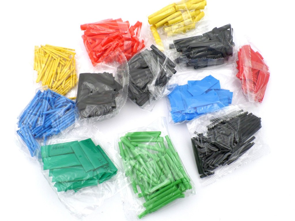 Heat Shrink 2:1 Coloured Automotive Cable Kit 530 Parts In Bag O-12