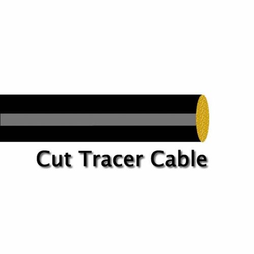0.75mm2 12v 24v 14 amp DC power black grey tracer cable