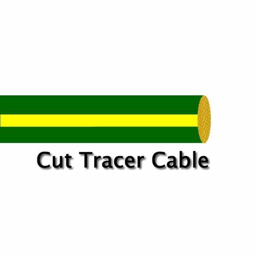 0.75mm2 12v 24v 14 amp DC power green yellow tracer cable