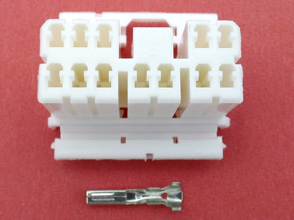 Connector 12 Way Female Honda GL1500 Radio Harness Plug