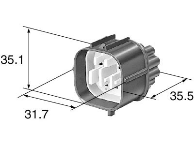 Connector Honda 14 Way Male HW 2.3mm 090 Plug L-31 - Image 5