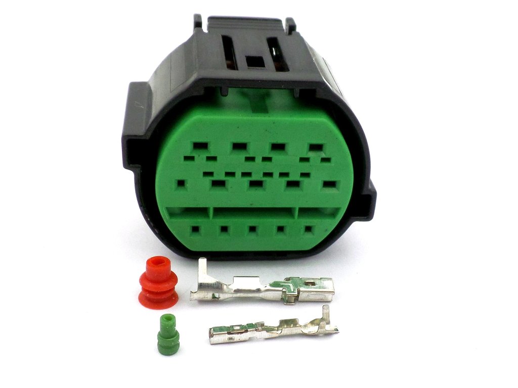 Connector Hyundai 14 Way Female Green Headlight Plug K-33