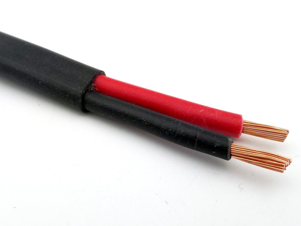 Cable 2mm² Flat Twin 17 Amps Standard Wall 12v E-1