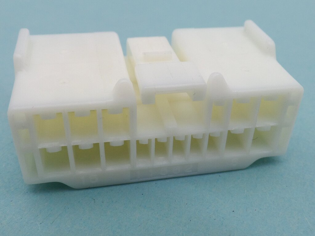 16 Way Yamaha White Hybrid Fuel Pump Relay Connector Plug K-14 - Image 2