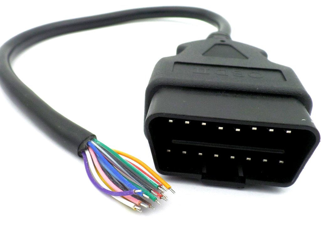 Pigtail 16 Way Vehicle OBD2 Prewired Code Reader L-25