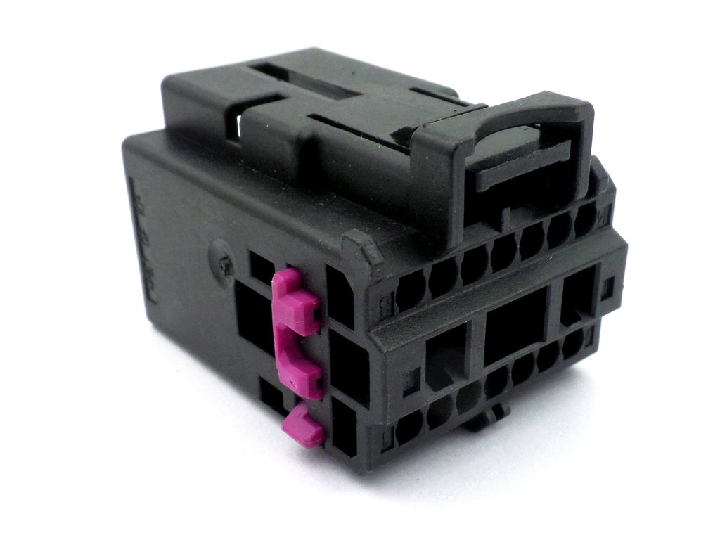 Connector 17 Way Black Male Seat Wiring Harness Plug C-6 - Image 2