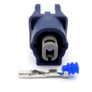 Connector 1 Way Blue HX 040 Female Wiring Loom Plug B-10