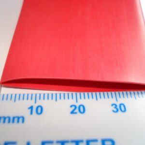 Heat Shrink 25.4mm Heat Shrink Red 2:1 Polyolefin Sleeving 1m