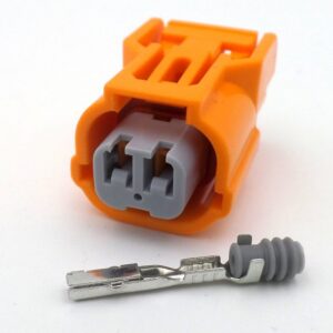 Connector 2 Way HX Honda ABS Orange Wiring Plug C-5
