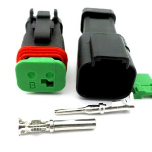Connector DT 2 Way Wiring Harness DT06-2S DT04-2P D-2